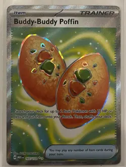 Pokemon Mega Evolution Full Art Buddy-Buddy Poffin 167/132 - Image 1