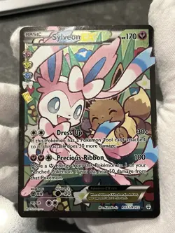 Pokemon TCG Sylveon EX RC32/RC32 Generations Radiant Collection Full Art LP - Image 3