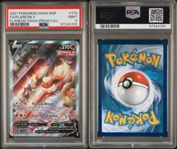 Pokemon Flareon V SWSH179 Sword & Shield Alternate Art Promo PSA 9 - Image 3