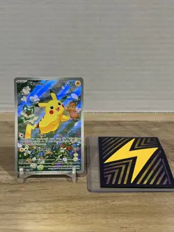 Pokemon TCG Pikachu SVP088 Black Star Promo Paldea Adventure Chest - Image 1