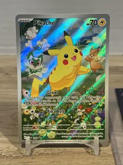 Pokemon TCG Pikachu SVP088 Black Star Promo Paldea Adventure Chest - Image 2