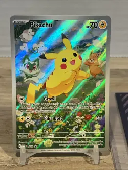 Pokemon TCG Pikachu SVP088 Black Star Promo Paldea Adventure Chest - Image 3