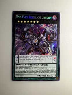 YuGiOh Odd-Eyes Rebellion Dragon - CORE-EN051 - Secret - 1st Ed NM/M - Image 1