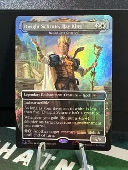 Dwight Schrute, Hay King - Heliod, Sun-Crowned The Office: Dwight's Destiny Foil - Image 1