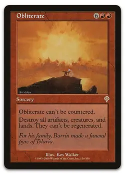 Obliterate #156 (LP) Invasion INV Magic MTG - Image 1
