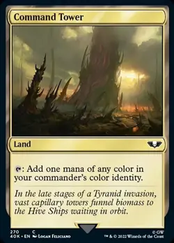 1 x Command Tower (270) - Surge Foil - Universes Beyond: Warhammer 40,000 - Ligh - Image 1