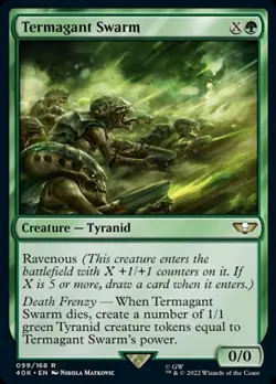1 x Termagant Swarm - Surge Foil - Universes Beyond: Warhammer 40,000 - NM-Mint - Image 1