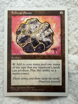 MTG - Fellwar Stone #369/449 - 5th Edition - NM - Uncommon - Regular - EN - Image 1