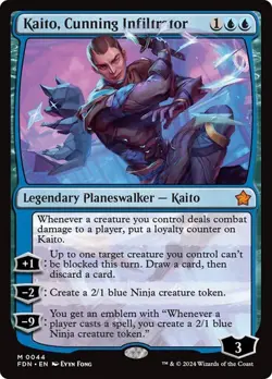 Kaito, Cunning Infiltrator - Foundations FDN - Mythic - MTG Magic Pack fresh - Image 1