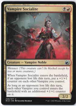Vampire Socialite U Innistrad: Midnight Hunt 249 LP - Image 1