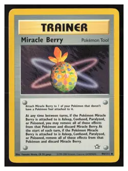 Miracle Berry Neo Genesis #094/111 LP Pokemon - Image 1