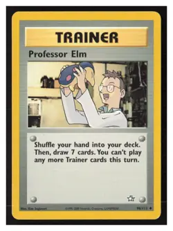 Professor Elm Neo Genesis #096/111 Pokemon Uncommon - Image 1