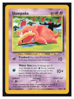 Slowpoke Neo Genesis #073/111 LP Pokemon - Image 1