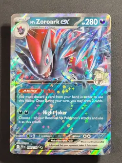 N's Zoroark ex #098 Double Rare Journey Together Pokemon TCG - Image 1
