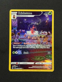 Pokemon Cards Kricketune GG02/GG70 Crown Zenith Galarian Gallery Holo - Image 2