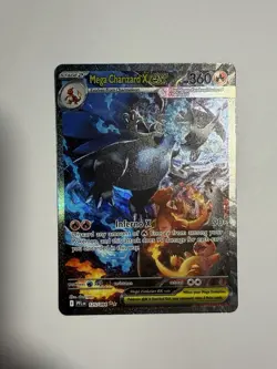 M/NM Mega Charizard X ex 125/094 Phantasmal Flames Pokemon card English TCG NEW - Image 1