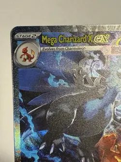 M/NM Mega Charizard X ex 125/094 Phantasmal Flames Pokemon card English TCG NEW - Image 2