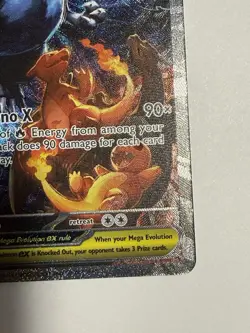 M/NM Mega Charizard X ex 125/094 Phantasmal Flames Pokemon card English TCG NEW - Image 4