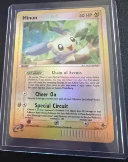 Pokemon TCG - Minun - Dragon (DR) - 7/97 - reverse holo - NM - Image 2