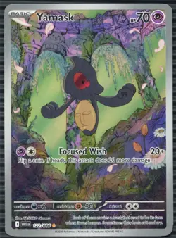 2025 Pokemon SV: WHT EN-White Flare #122/086 Yamask - Image 1