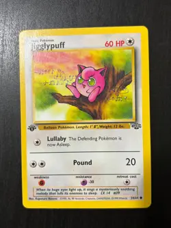 JIGGLYPUFF (1st Ed.) - 54/64 - Pokemon Jungle Set - Pokemon TCG - LP - Image 1