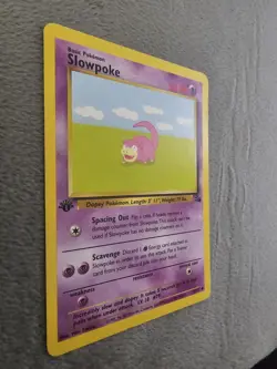 SLOWPOKE 55/62 - LP - 1ST EDITION FOSSIL ENGLISH POKEMON CARD - Image 2