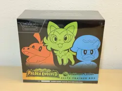 Pokemon Center Exclusive Paldea Evolved Elite Trainer Box (ETB) SEALED - Image 1