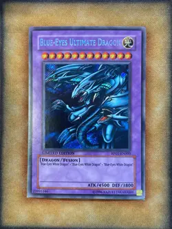 Yugioh Blue-Eyes Ultimate Dragon RP01-EN000 Secret Rare ORIGINAL PRINT! NM - Image 1