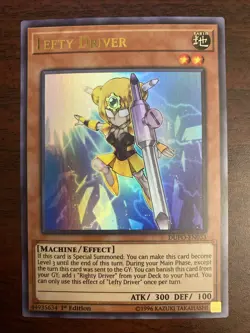 Yu-Gi-Oh!- Lefty Driver DUPO-EN033- 1st Edition Ultra Rare- NM - Image 1