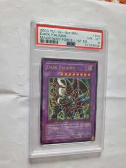 PSA 8 - YUGIOH - 2003 - MFC-105 - DARK PALADIN - 1. EDITION - ULTRA RARE - Image 1