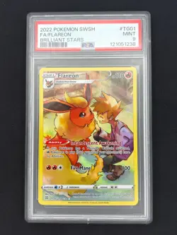 Flareon TG01/TG30 - Brilliant Stars - Graded PSA 9 MINT Pokemon Card - Image 1