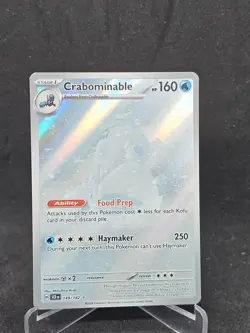 Pokemon Card Crabominable (149/142) Stellar Crown Illustration Rare Non-Foil - Image 1