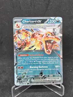 Pokemon Card Charizard ex (054/091) Paldean Fates Double Rare Foil/Holo - Image 1