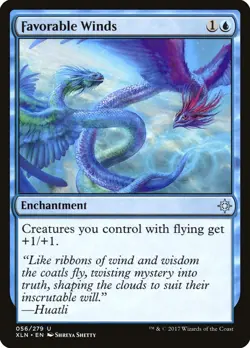 4x Favorable Winds - NM - Ixalan - SPARROW MAGIC - Image 1