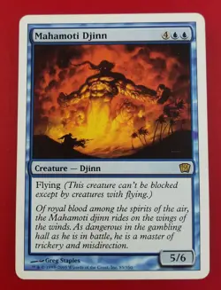 1x Mahamoti Djinn | 9th Edition | MTG Magic Cards - Image 1