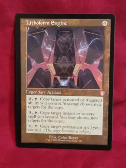 MTG Lithoform Engine, NM-Mint, English Commander: The Brothers' War - Image 1