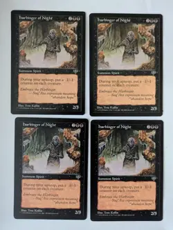 4 Harbinger of Night Mirage MTG NM Free shipping with tracking - Image 1