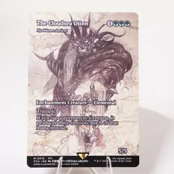 The Cloudsea Djinn Nyxbloom Ancient Showcase 16 Regular FCA MTG NM Video - Image 1