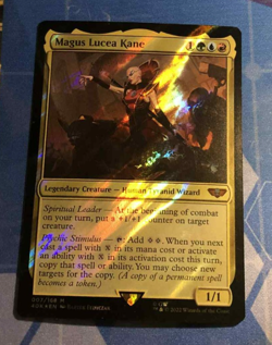 Magus Lucea Kane, Surge Foil, Warhammer 40k, Magic MTG Excellent Condition - Image 1