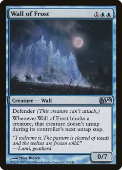 Wall of Frost [Magic 2010] Magic MTG - Image 1