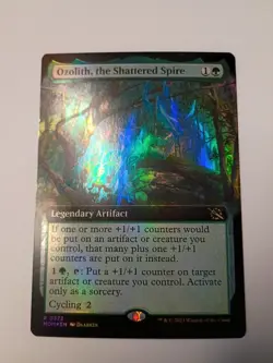 Ozolith, the Shattered Spire (Extended Art) March of the Machine Foil - Image 1