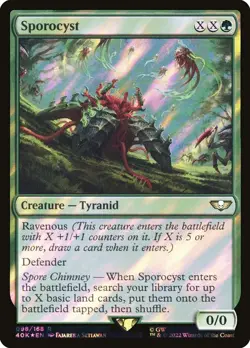 Sporocyst - 098* - NM - Warhammer 40,000 Commander (40K) - Surgefoil - MTG - Image 1