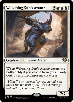 Wakening Sun's Avatar [Commander Masters] Magic MTG - Image 1