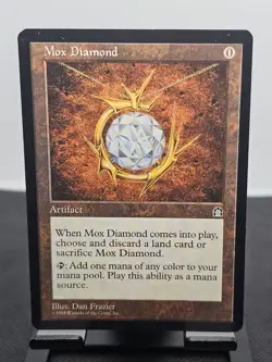 MP Small Corner Crease - Mox Diamond (Stronghold) Regular - MTG - Image 1