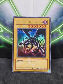 Yugioh Red-Eyes B. Dragon SDJ-001 Ultra Rare LP - Image 1