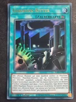 Yu-Gi-Oh! RA03-DE071 Uhrwerk-Ritter Ultra Rare NM 1st - Image 1