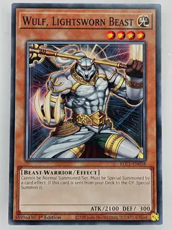 Yu Gi Oh - BLC1-EN058 Wulf, Lightsworn Beast - Common/Short Run - Image 1