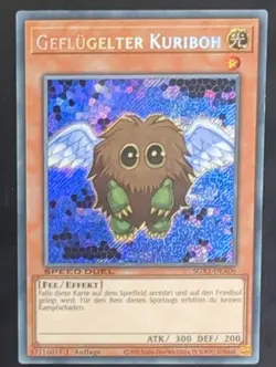 Geflugelter Kuriboh SGX1-DEA06 Secret Rare DE NM YUGIOH - Image 1