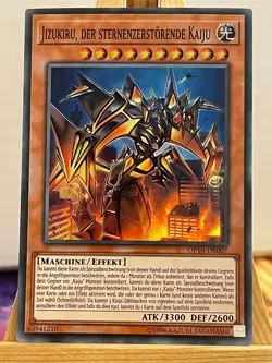 Jizukiru, Der Sternenzerstorende Kaiju OP10-DE007 Super Rare Deutsch NM YUGIOH - Image 1