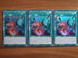 3x Yu-Gi-Oh! BROL-DE075 Unterbrochener Kaiju Schlummer Ultra Rare NM 1st - Image 1